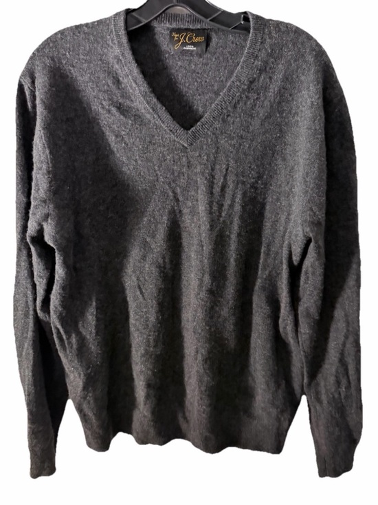 J. Crew Other - J Crew 100% Cashmere V-neck Sweater Men’s Size Large Charcoal Gray